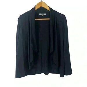 Flax NWTs Black Open Front Cardigan Small